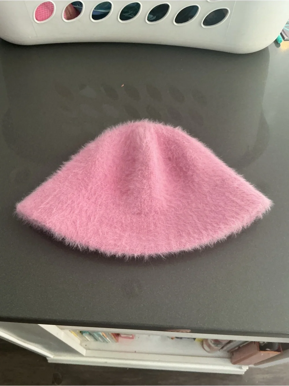 Cozy Pink Fuzzy Bucket Hat for Kids